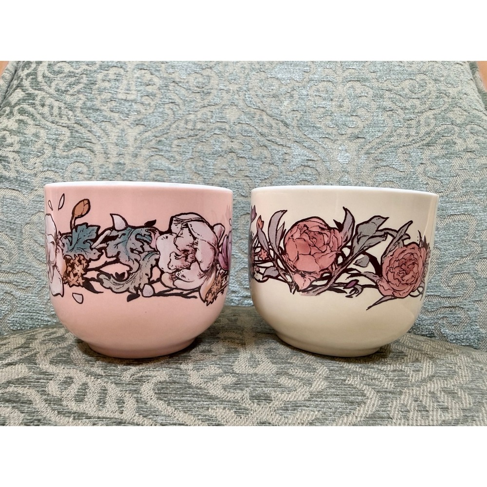 Illumicrate A Magic Steeped in Poison Stemless Tea Cups Judy I Lin Floral Set